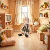 loverdream花边帽兔子玩偶布艺yukio ins风 Application Scenario